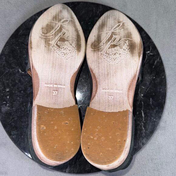 Free People Royale D’Orsay Flats Metallic Silver Women’s Size 37 / 6.5 US - Picture 6 of 7